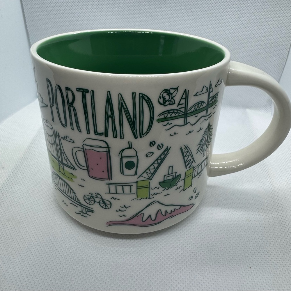 Starbucks Coffee Mug Been There Series Portland 14oz